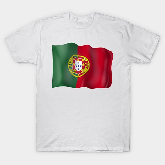 Portugal flag T-Shirt by SerenityByAlex